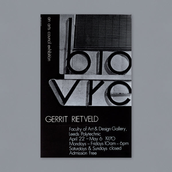 Gerrit Rietveld (1963) Arts Council Exhibition Poster