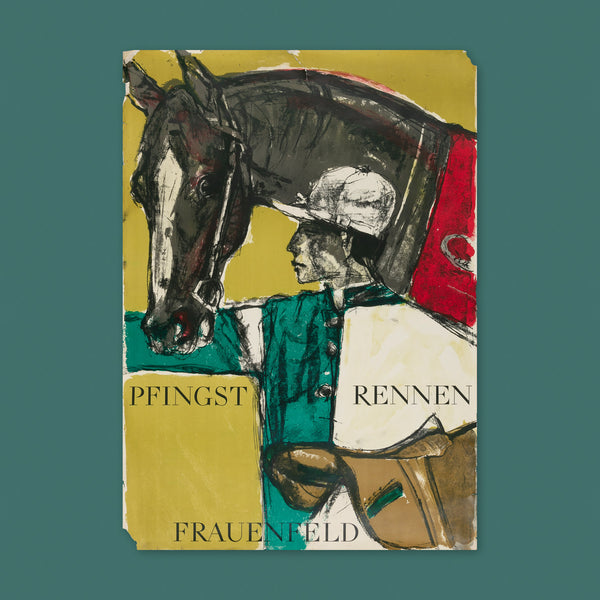 Pfingst Rennen, Frauenfeld (1959) Racing Poster (Hans Falk)