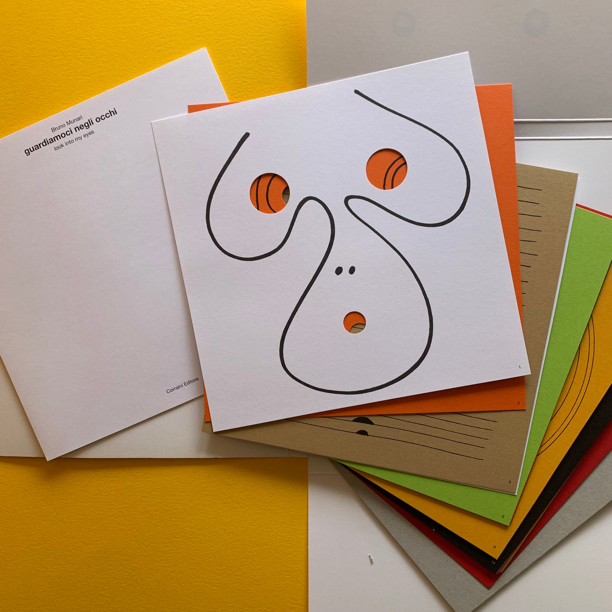 ブルーノ・ムナーリ 作品集「Guardiamoci negli occhi」 Guardiamoci negli occhi: Look into my Eyes (Bruno Munari) – The
