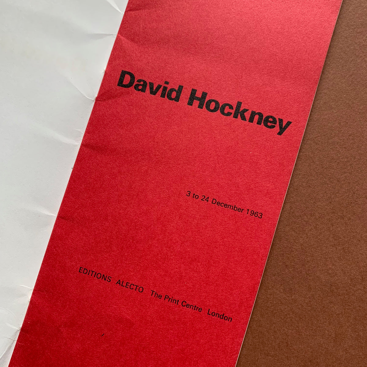 David Hockney: A Rake's Progress and other etchings, 3 to 24