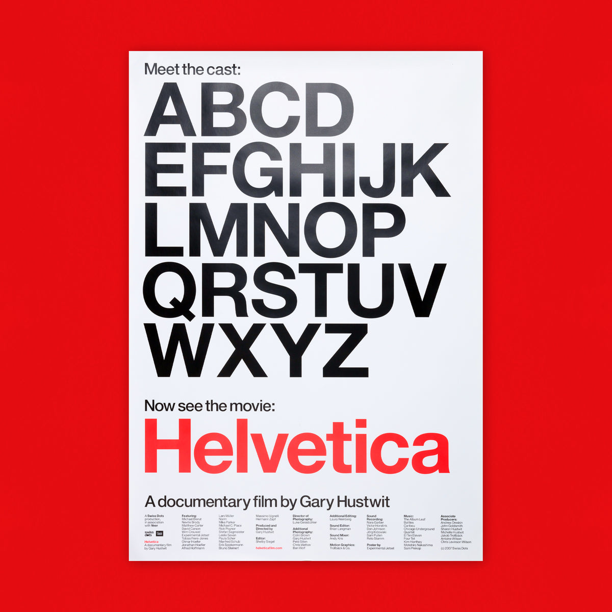 Poster] Meet the cast: ABC… Now see the movie: Helvetica