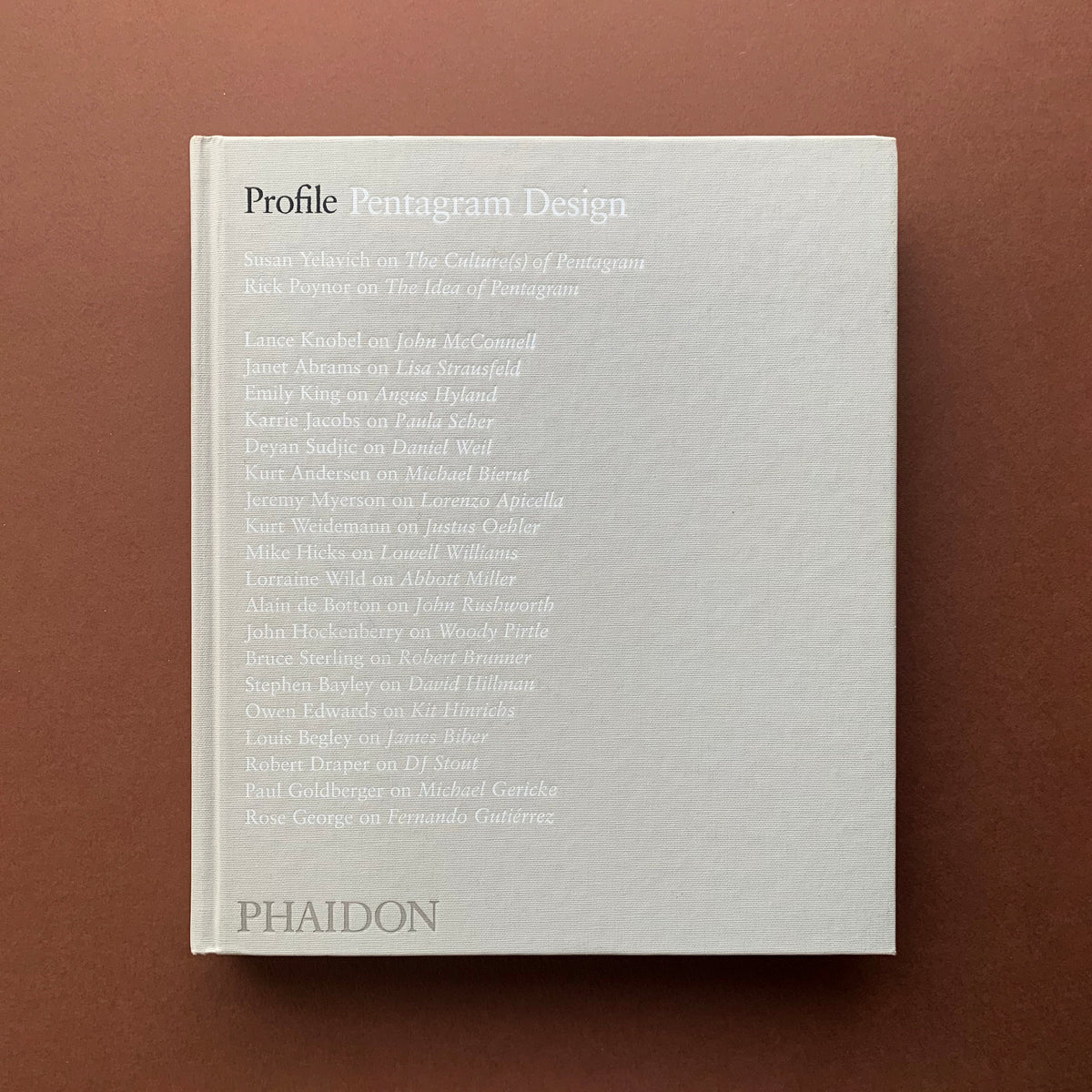 アート・デザイン・音楽 Profile Pentagram Design Profile: Pentagram Design – The Print Arkive