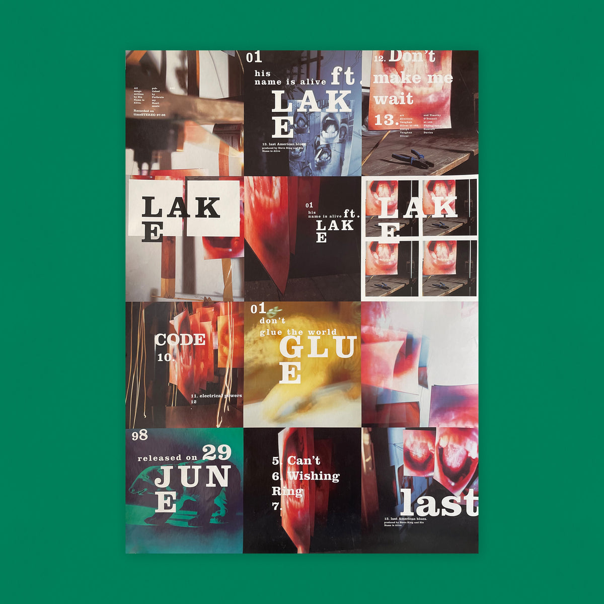 His Name Is Alive: Fort Lake [Poster] Vaughan Oliver – The Print