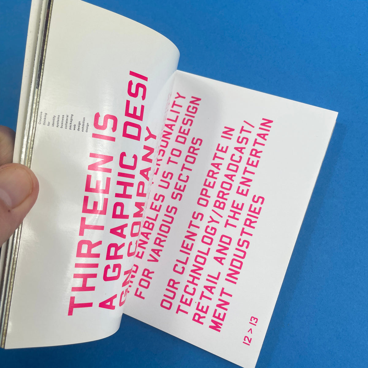 Thirteen. Graphic Design. – The Print Arkive