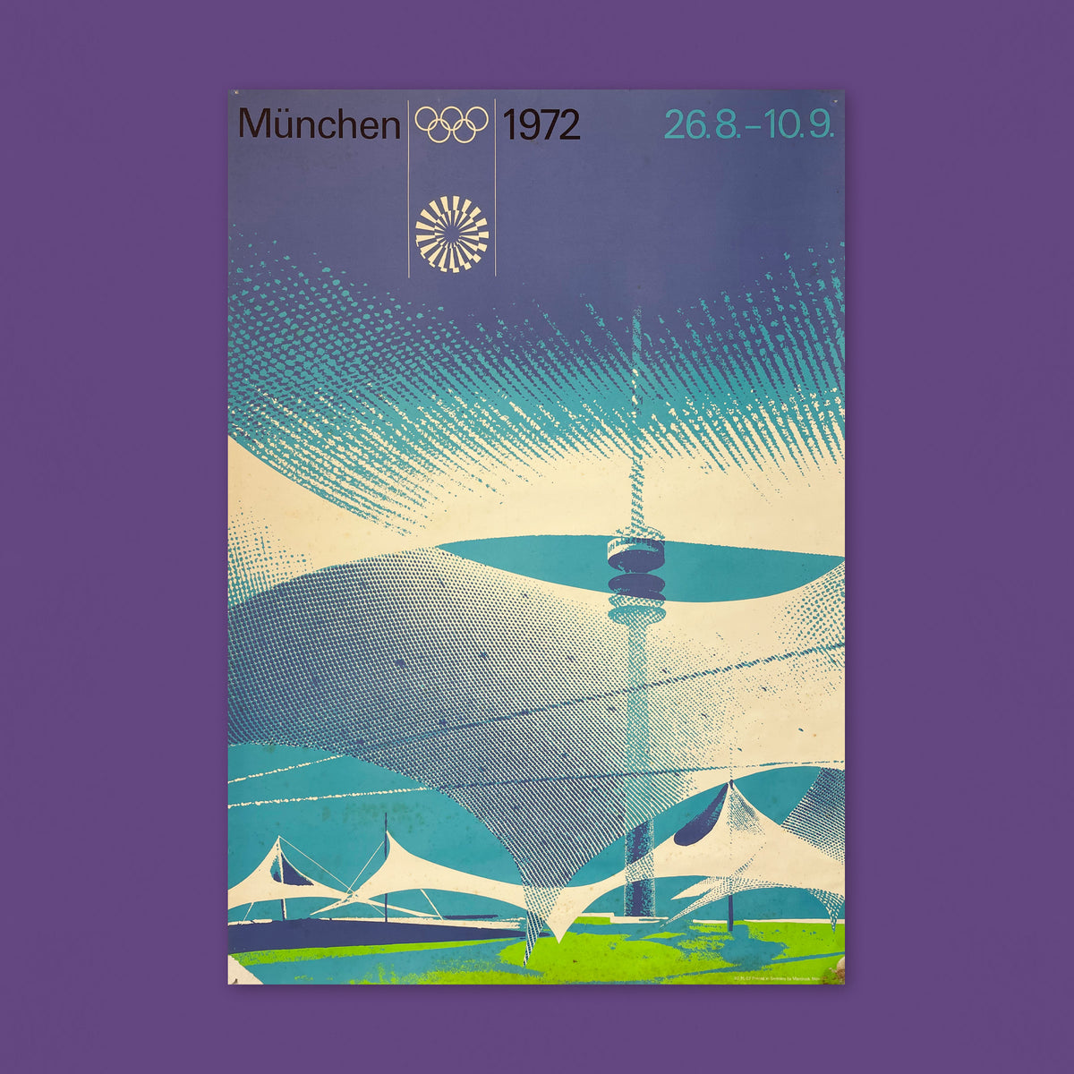 コレクション 1972 Munich Olympic Official poster München 1972 [Poster] Otl Aicher – The Print Arkive
