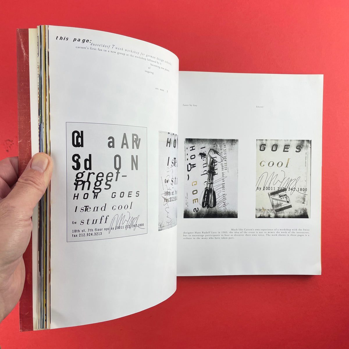 David Carson: 2nd Sight, Grafik Design after the End of Print 5474
