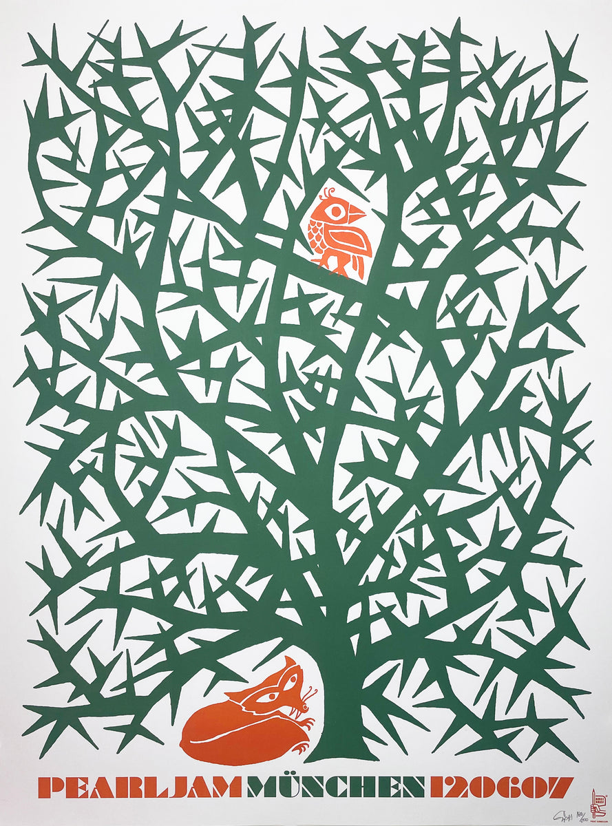 Pearl Jam, Munchen 2007 [Concert Poster] Ames Bros – The Print Arkive