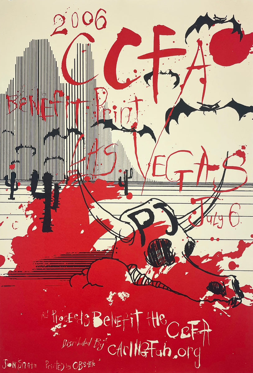 Pearl Jam, CCFA Las Vegas 2006 [Concert Poster] Jon Smith – The