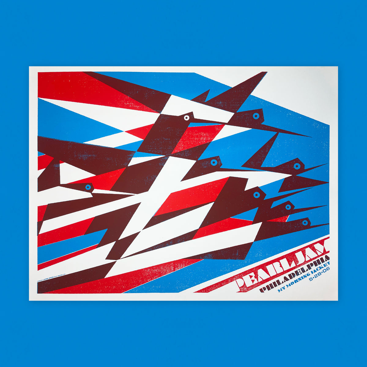 Pearl Jam, Philadelphia 2006 [Concert Poster] Ames Bros – The