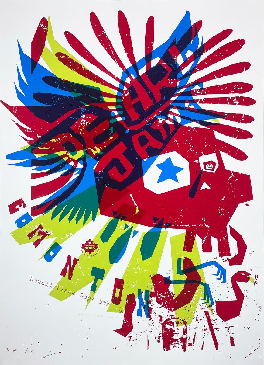 Pearl Jam, Edmonton 2005 [Concert Poster] Ames Bros – The Print Arkive