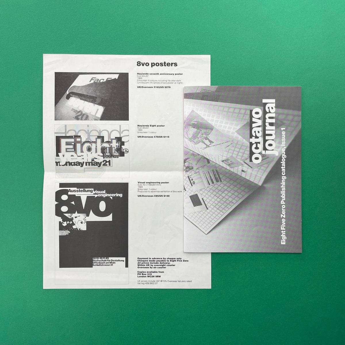 Octavo Journal: Eight Five Zero Publishing catalogue (8vo) – The Print ...
