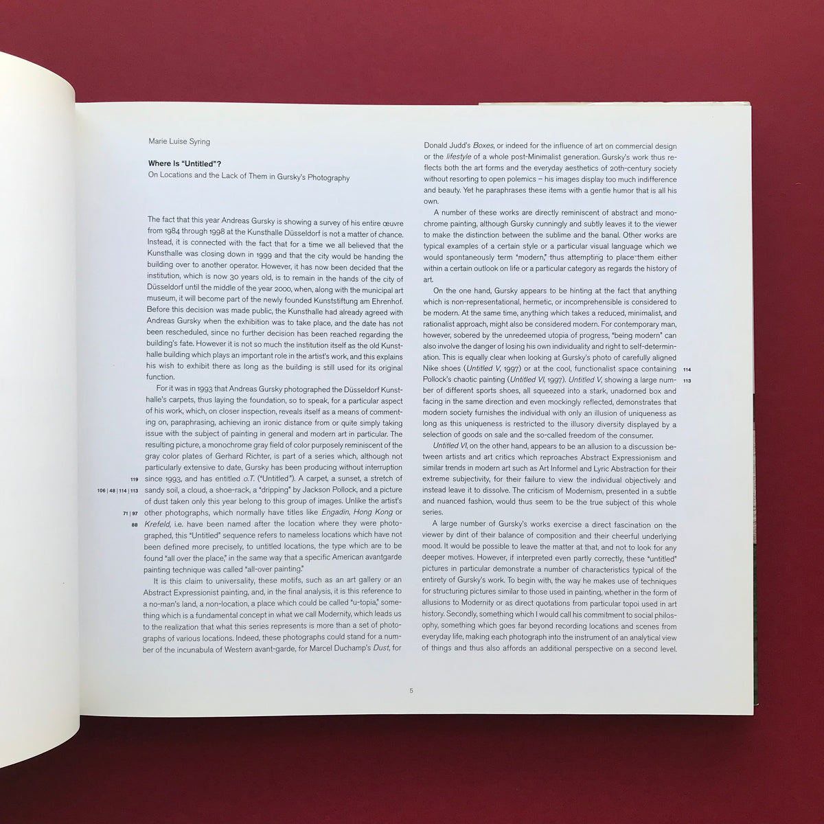 Andreas Gursky: Photographs from 1984 to the Present – The Print