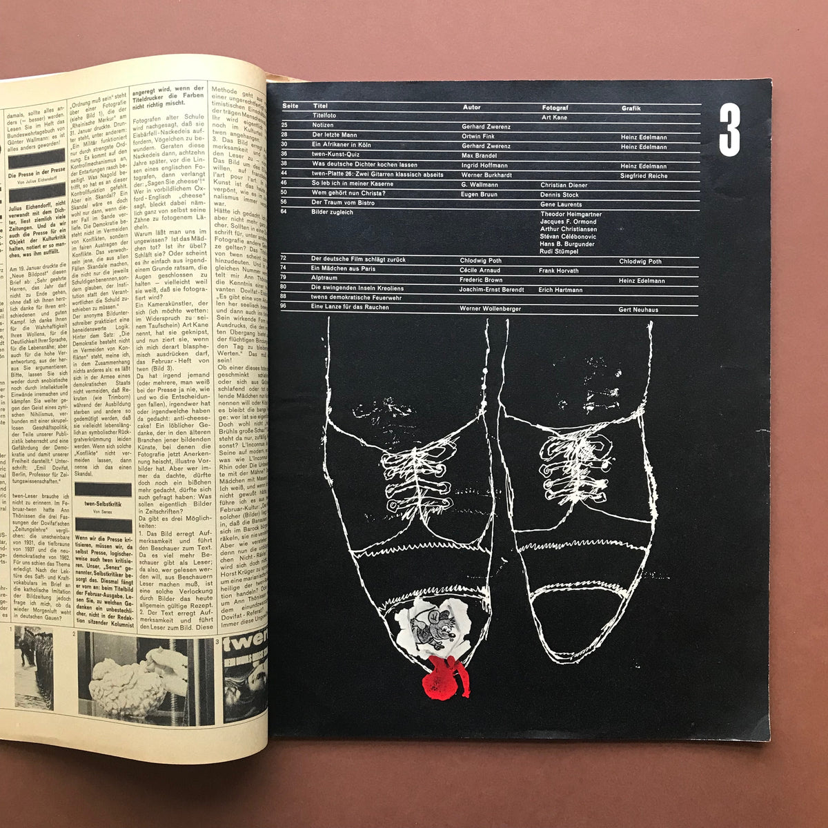 twen, Nr.3 March 1964 (Willy Fleckhaus) – The Print Arkive