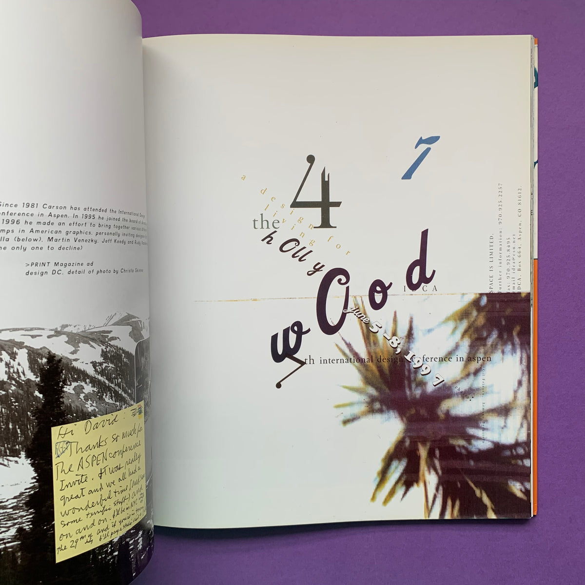 David Carson: 2nd sight – The Print Arkive
