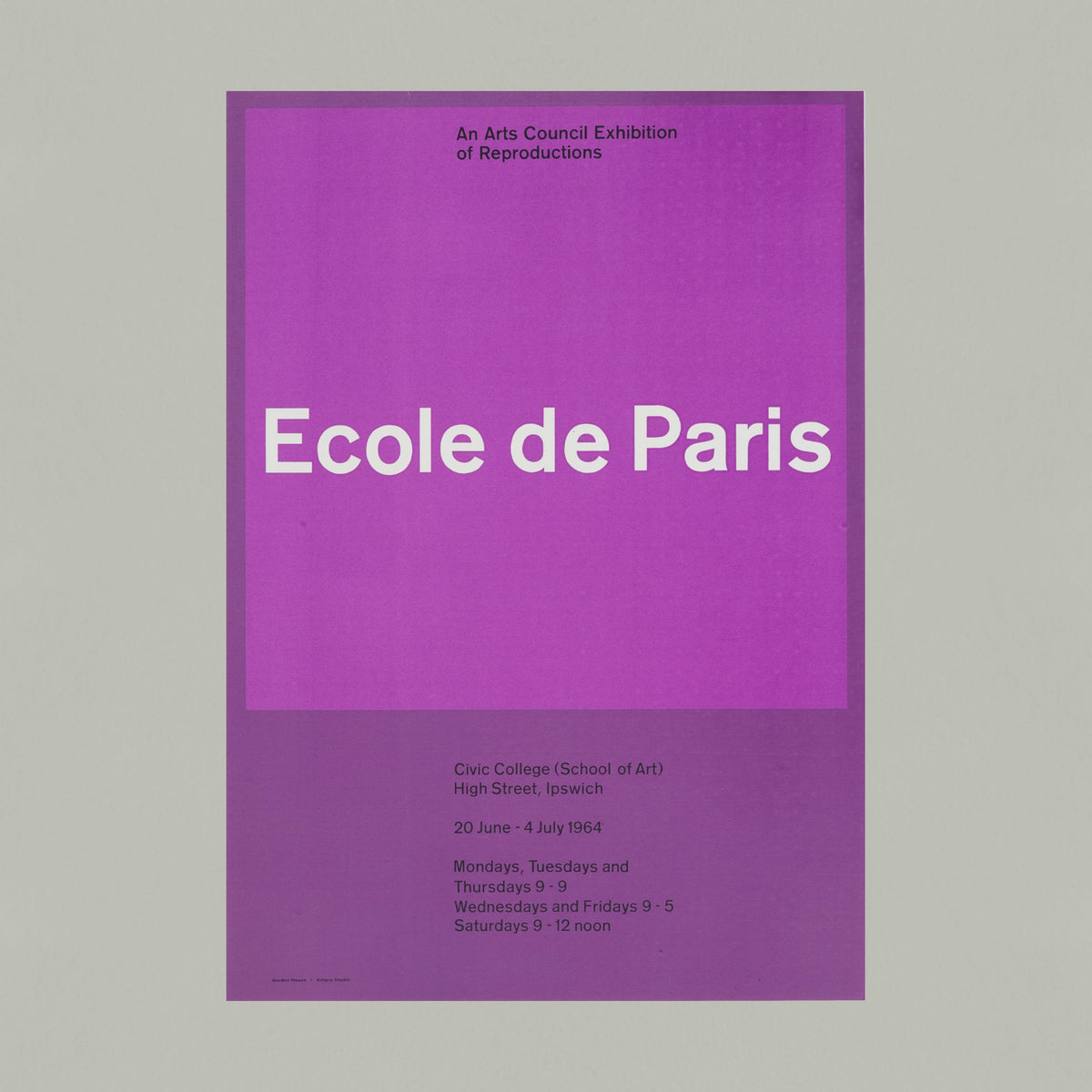 Ecole de Paris (Arts Council, 1964) – The Print Arkive