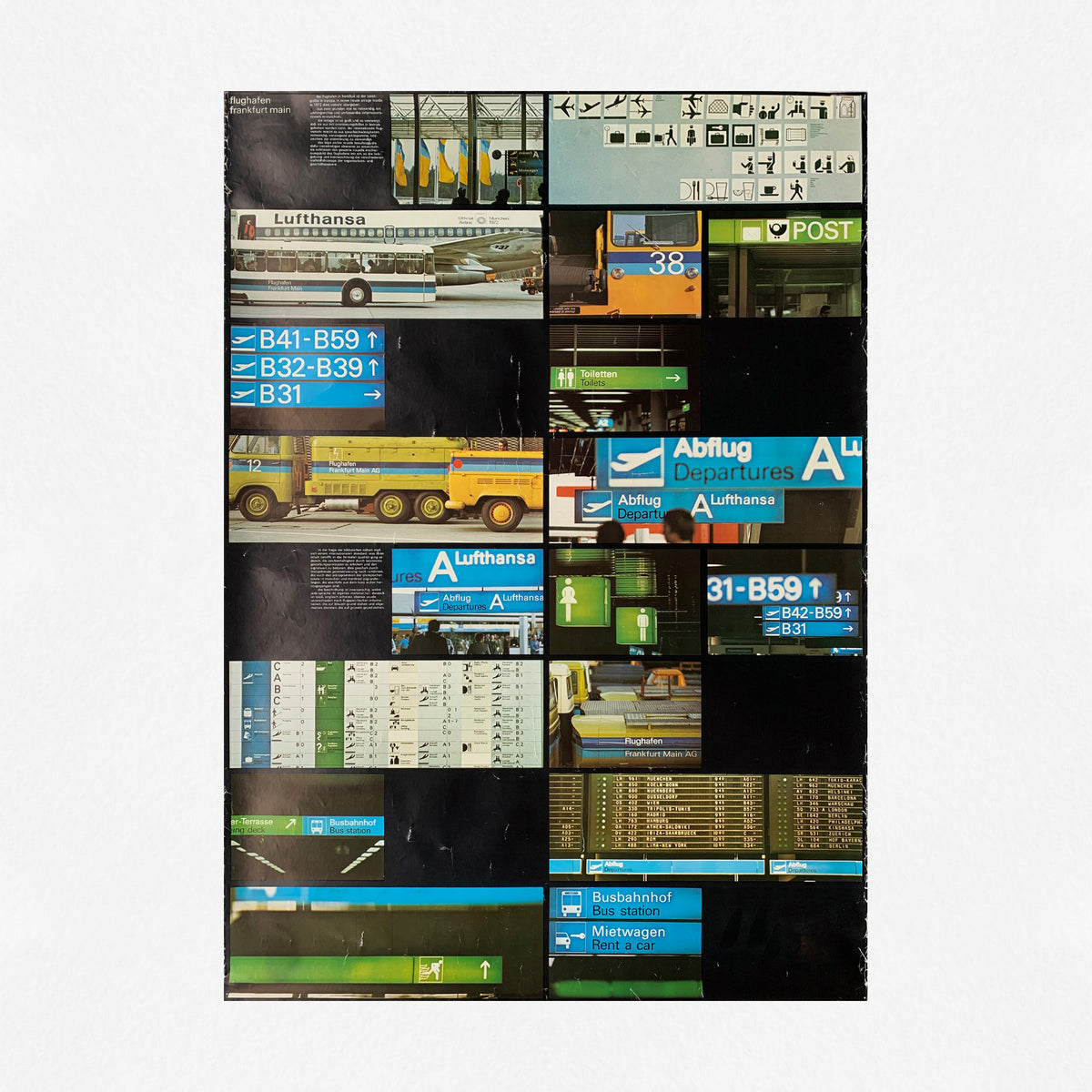 Lufthansa: Flughafen Frankfurt Main (Otl Aicher) – The Print Arkive