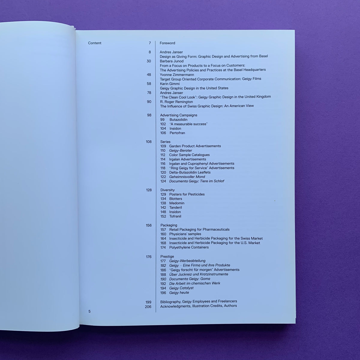 Corporate Diversity: Swiss Graphic Design and Advertising by Geigy