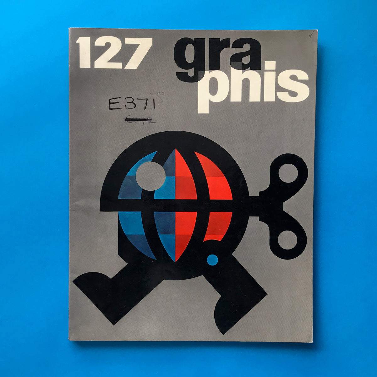 【貴重】【1962年】グラフィス graphis グラフィック　アート Graphis No.127, Volume 22, 1966 (Angel Grañena cover) – The Print