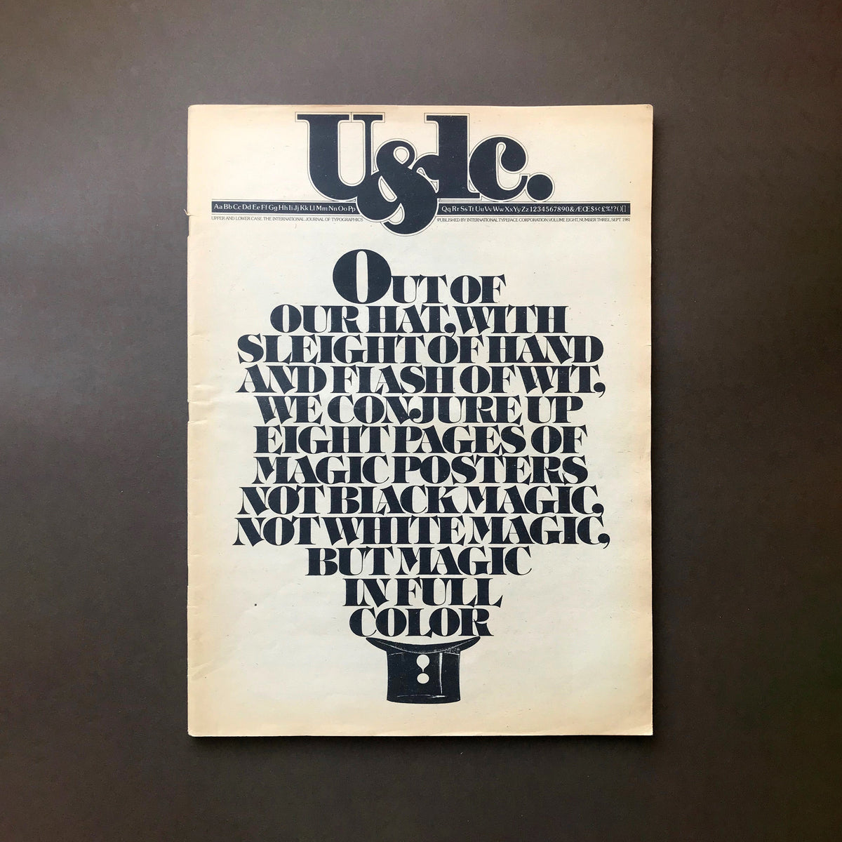 U&lc Journal Back Issues | Typography & Lettering – The Print Arkive
