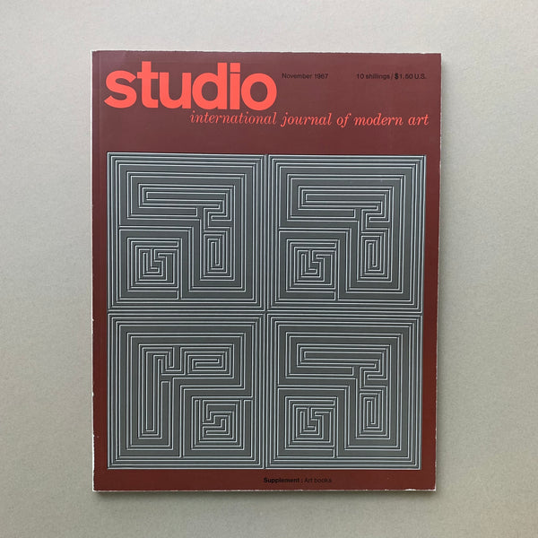 Studio - International Journal of Modern Art, November 1967 (Gordon House cover)