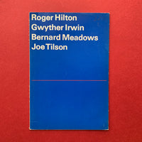 Roger Hilton, Gwyther Irwin, Bernard Meadows, Joe Tilson - Stedelijk Museum Cat 380. (Wim Crouwel)