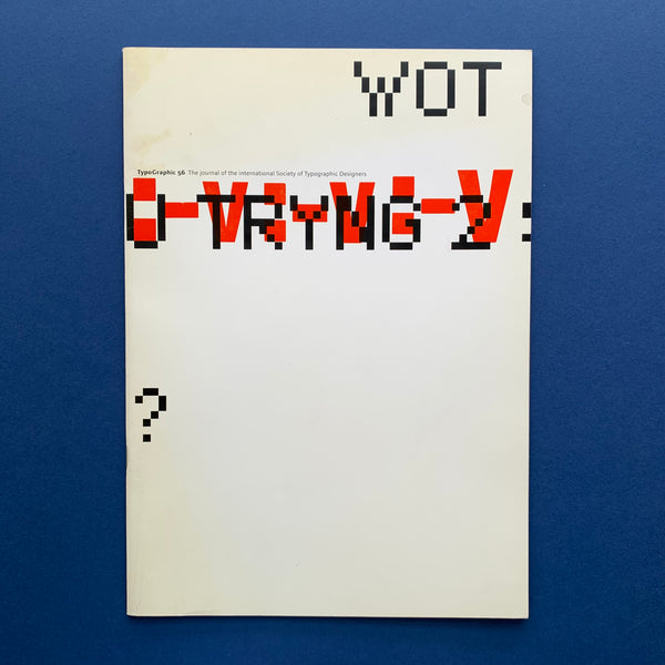 ISTD Typographic 56, 2000 (Reinhard Gassner)