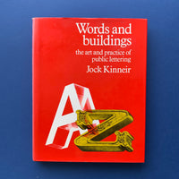 Words and buildings: the art and practice of public lettering (Jock Kinneir)