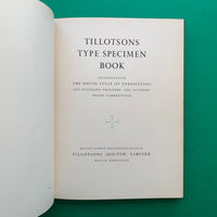 Tillotsons Type Specimen Book