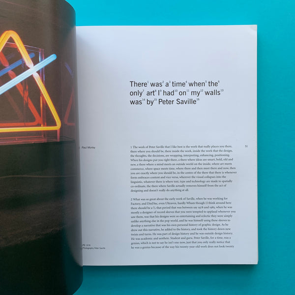 Designed by Peter Saville – The Print Arkive