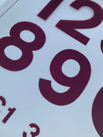 Transport Heavy Numerals, Internegative (London Borough of Tower Hamlets)