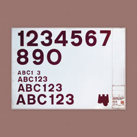 Transport Heavy Numerals, Internegative (London Borough of Tower Hamlets)