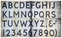 MOT Revised Alphabet, Photoprint (Ministry of Transport)