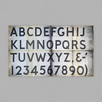 MOT Revised Alphabet, Photoprint (Ministry of Transport)
