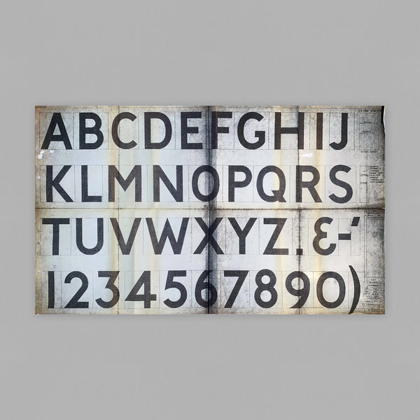 MOT Revised Alphabet, Photoprint (Ministry of Transport)
