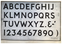MOT Revised Alphabet, Photoprint (Ministry of Transport)