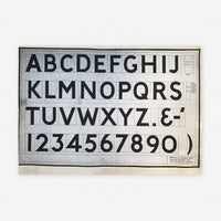 MOT Revised Alphabet, Photoprint (Ministry of Transport)