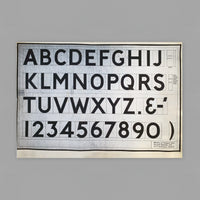 MOT Revised Alphabet, Photoprint (Ministry of Transport)