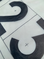 MOT Revised Alphabet, Hand Rendered on Transparency Paper (Ministry of Transport)