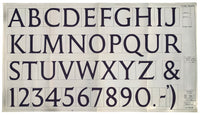 Kindersley Alphabet, Photoprint v2 (Ministry of Transport)