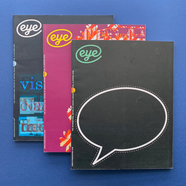 Eye 57, 58, 59 / International Review of Graphic Design LOT