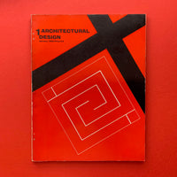 Architectural Design No.1, Jan. 1960 (Frank L Wright Memorial Issue).