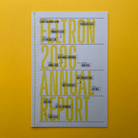 Nicholas Feltron 2006 Annual Report