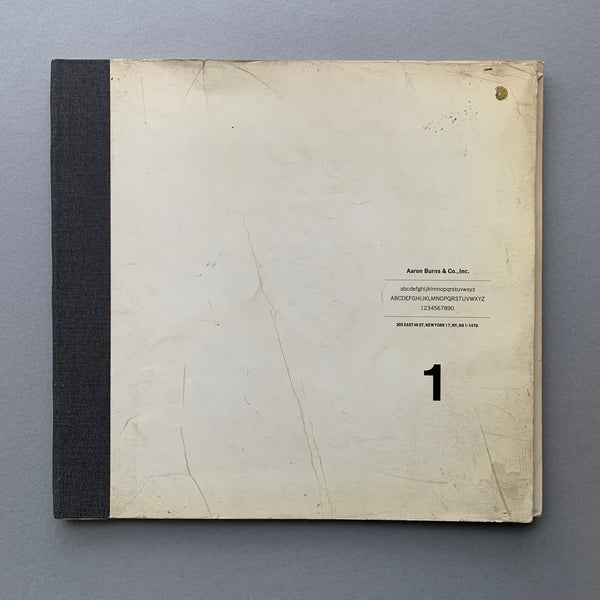 Aaron Burns, & Co. Catalogue of Type Faces, Edition No. One