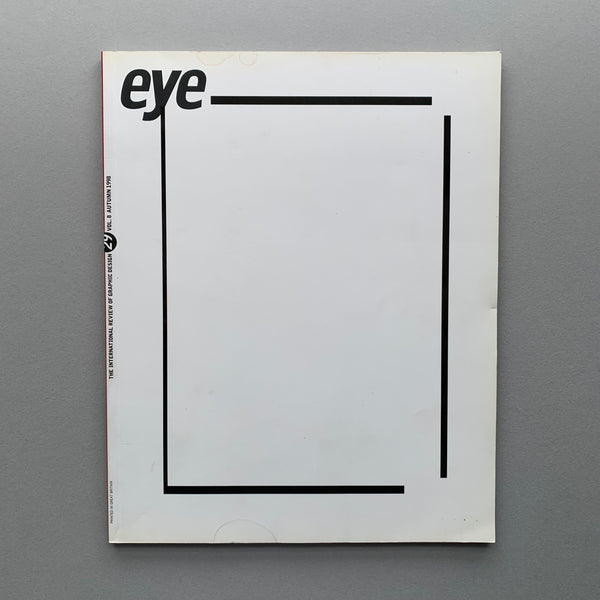 Eye 29 / International Review of Graphic Design / Autumn 1999