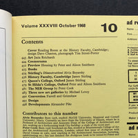Architectural Design No.10 / October 1968