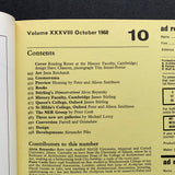 Architectural Design No.10 / October 1968