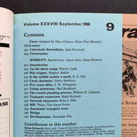 Architectural Design No.9 / September 1968