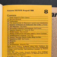 Architectural Design No.8 / August 1968