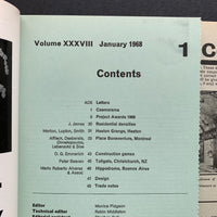 Architectural Design No.1 / January 1968