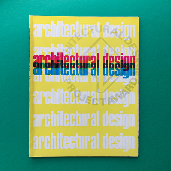 Architectural Design No.1 / January 1968